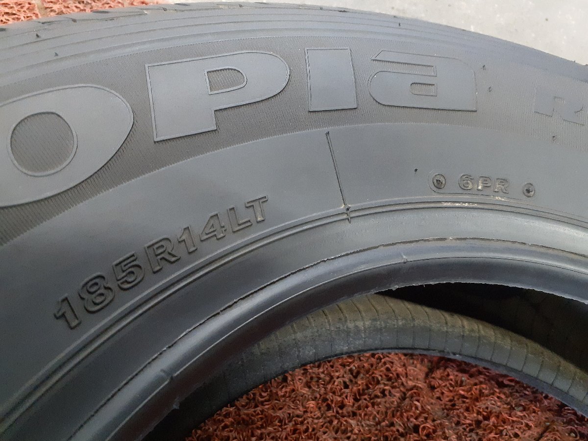 PF5412①■185R14 LT 6PR 1本のみ BRIDGESTONE Ecopia R680 送料無料 夏 8分山 ハイエース キャラバン デリカカーゴ ボンゴの画像8