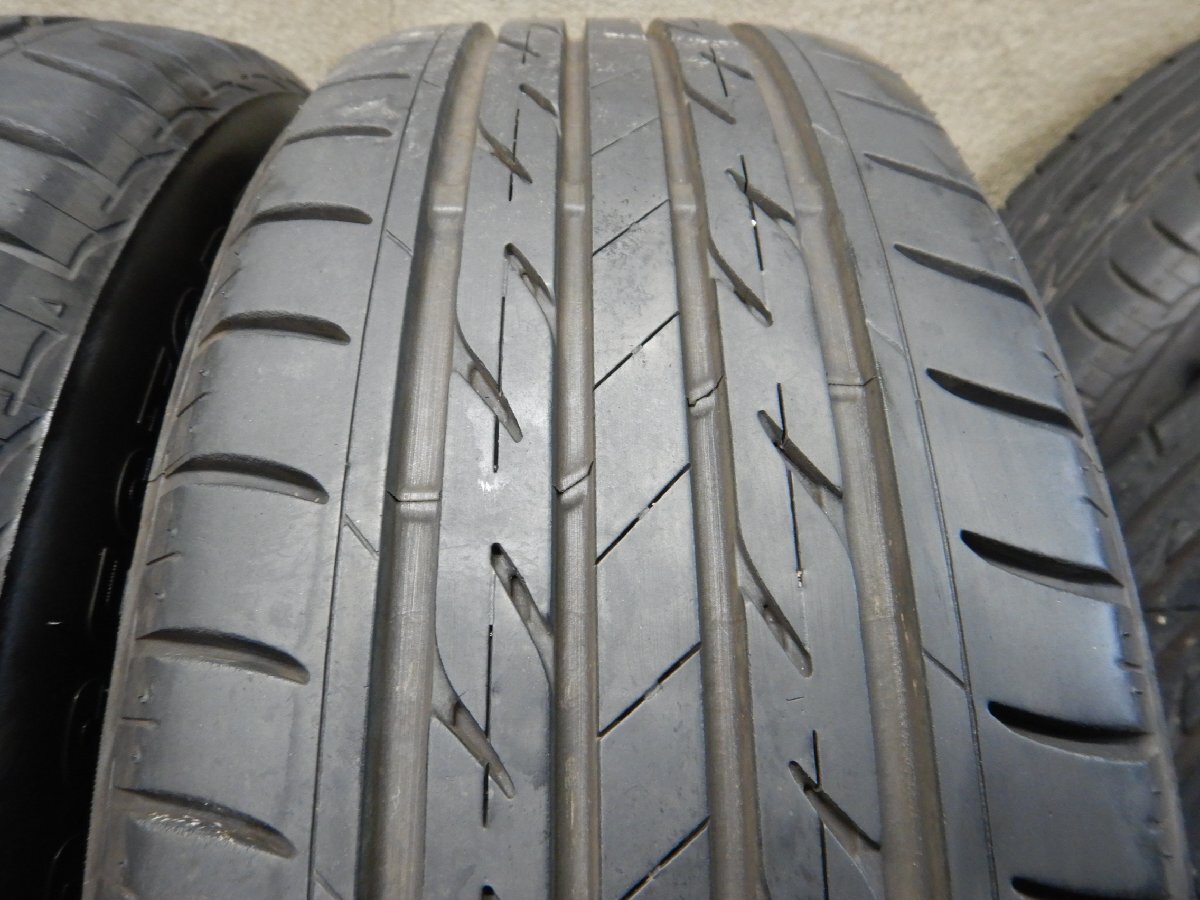 J7T6083■195/60R15 BRIDGESTONE NEXTRY 日産純正 6J 5H +45 114.3■条件付送料無料■18年 バリ溝 夏タイヤ ラフェスタの画像10