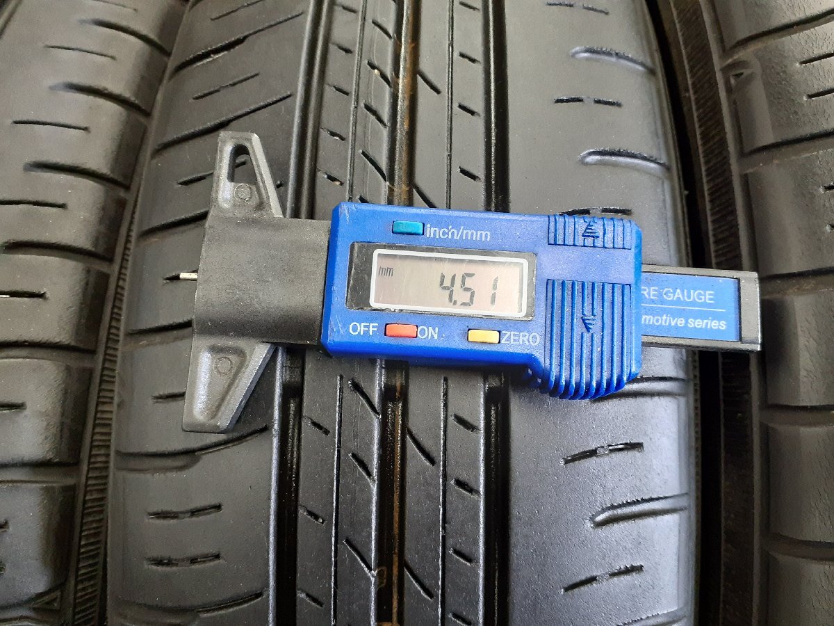 DF5425■155/65R14 75S 4本価格 DUNLOP ENASAVE EC300+ 送料無料 夏 ’19年 7分山 ワゴンR ムーブ デイズ パレット タント N-BOXの画像3