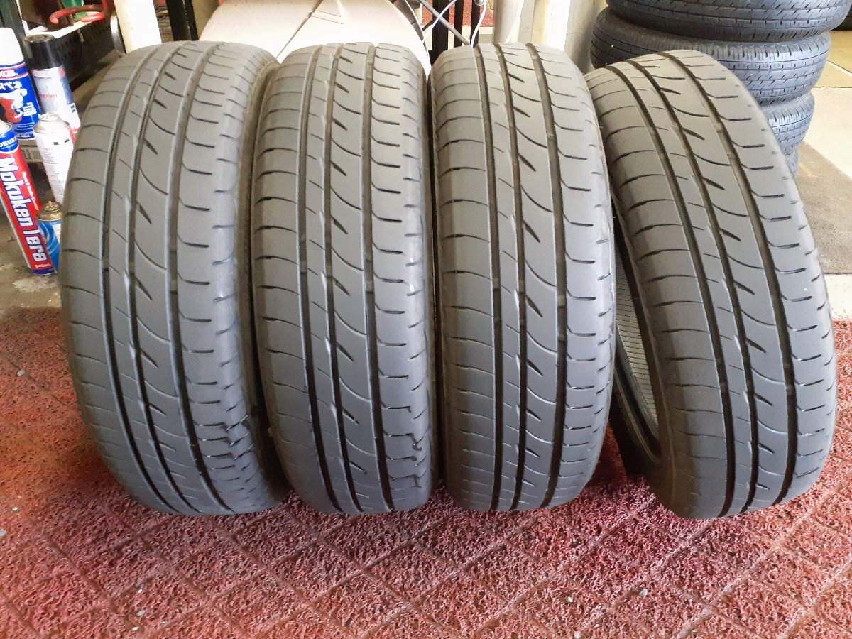 DF5418■165/60R15 77H 4本価格 BRIDGESTONE Playz PX-C 送料無料 夏 ’18年 8分山 ハスラー フレア ムーヴ キャスト ソリオ D2の画像1