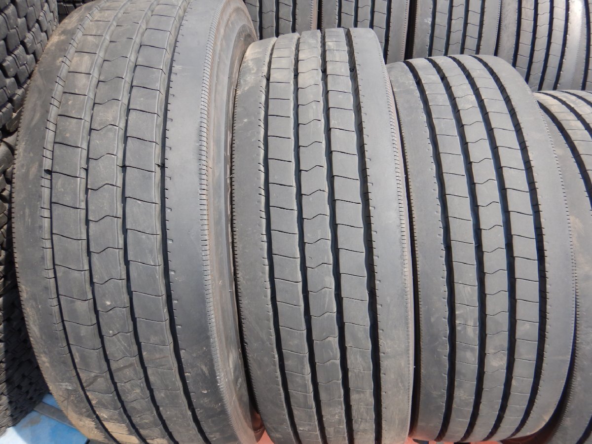 12本価格★パT7585■245/70R19.5 136/134J DUNLOP DECTES SP122 2019年 夏★条件付送料無料★地山 TB 低床 大型 トラック バス サマー_画像5