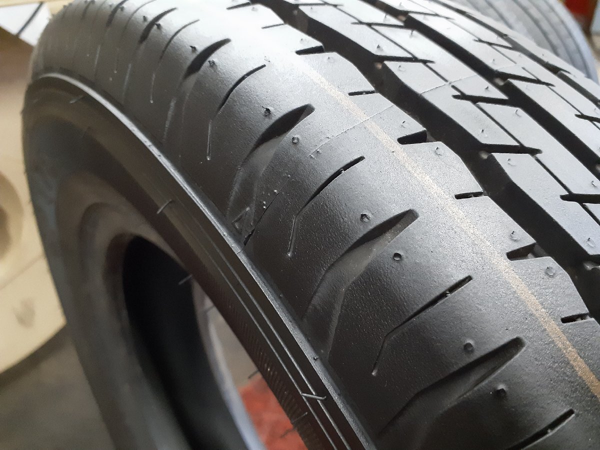 PF5476①■155/80R14 88/86N LT　1本のみ　DUNLOP SP 175L　送料無料 夏 ’18年 9.5分山 イボ付 ADバン サクシード プロボックス NV150_画像5