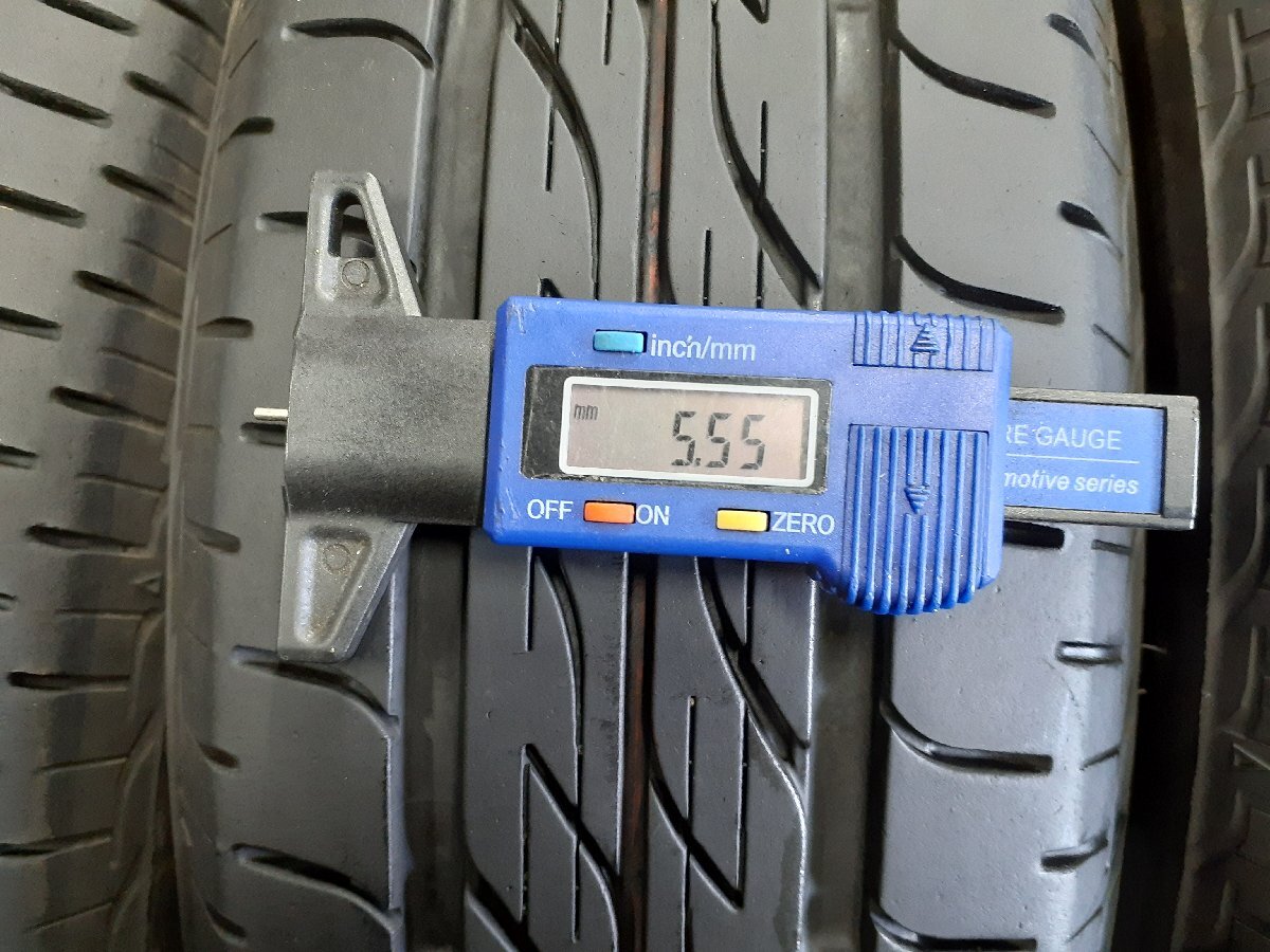 DF5465■155/65R14 75S　4本価格　BRIDGESTONE NEXTRY　送料無料 夏 ’21年 8分山 ワゴンR ムーブ デイズ パレット タント N-BOX ラパン_画像3