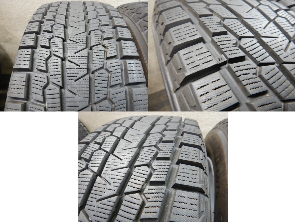 J7T7667■225/65R17 YOKOHAMA ICEGUARD G075 社外 7J 5H PCD114.3 19年★条件付送料無料★バリ溝 9分山 ハリアー エクストレイル_画像7