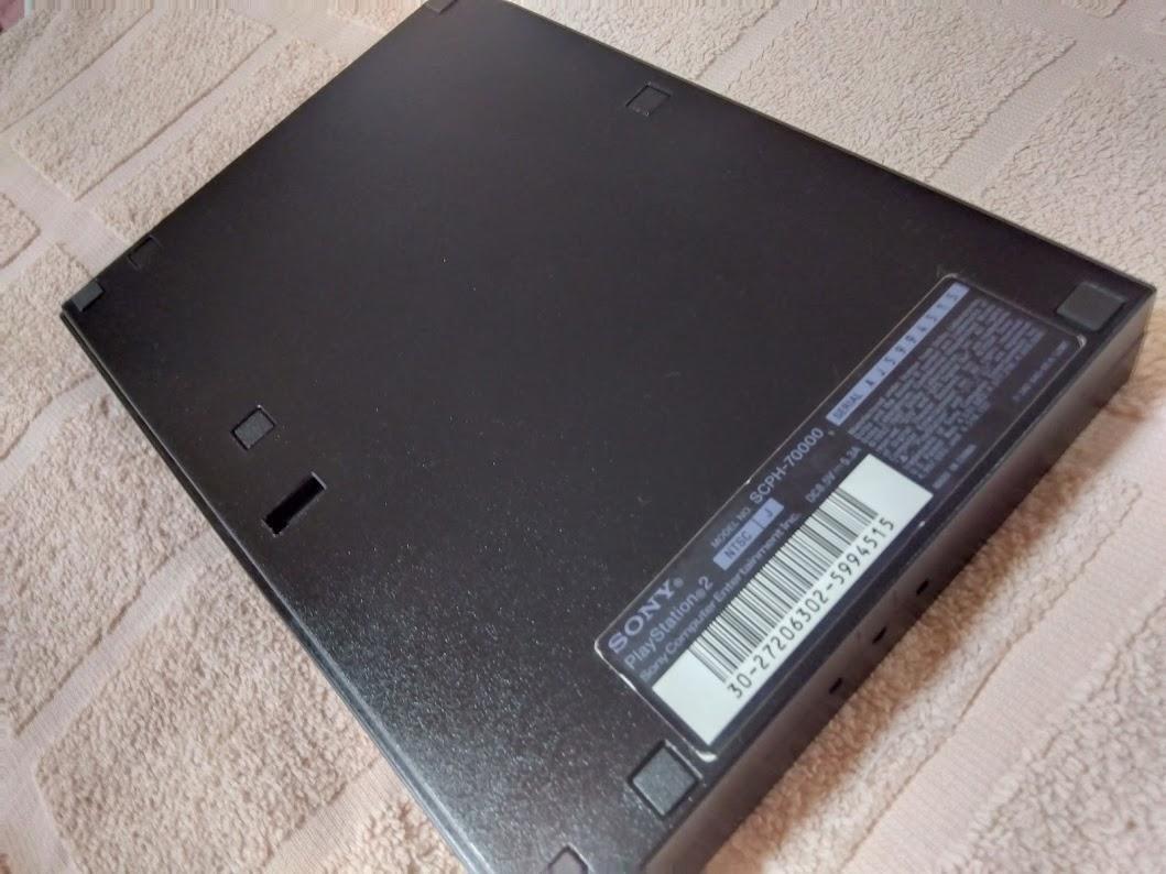 激安挑戦!! 完動美品 レンズ交換済】箱付 10 本体 PS2 薄型 SCPH-70000 本体