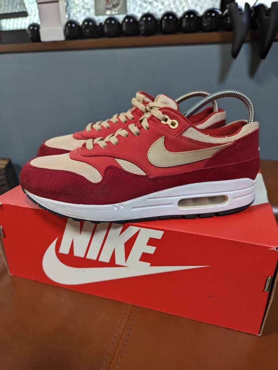 NIKE AIR MAX 1 PREMIUM RETRO 28cm レッドカレー