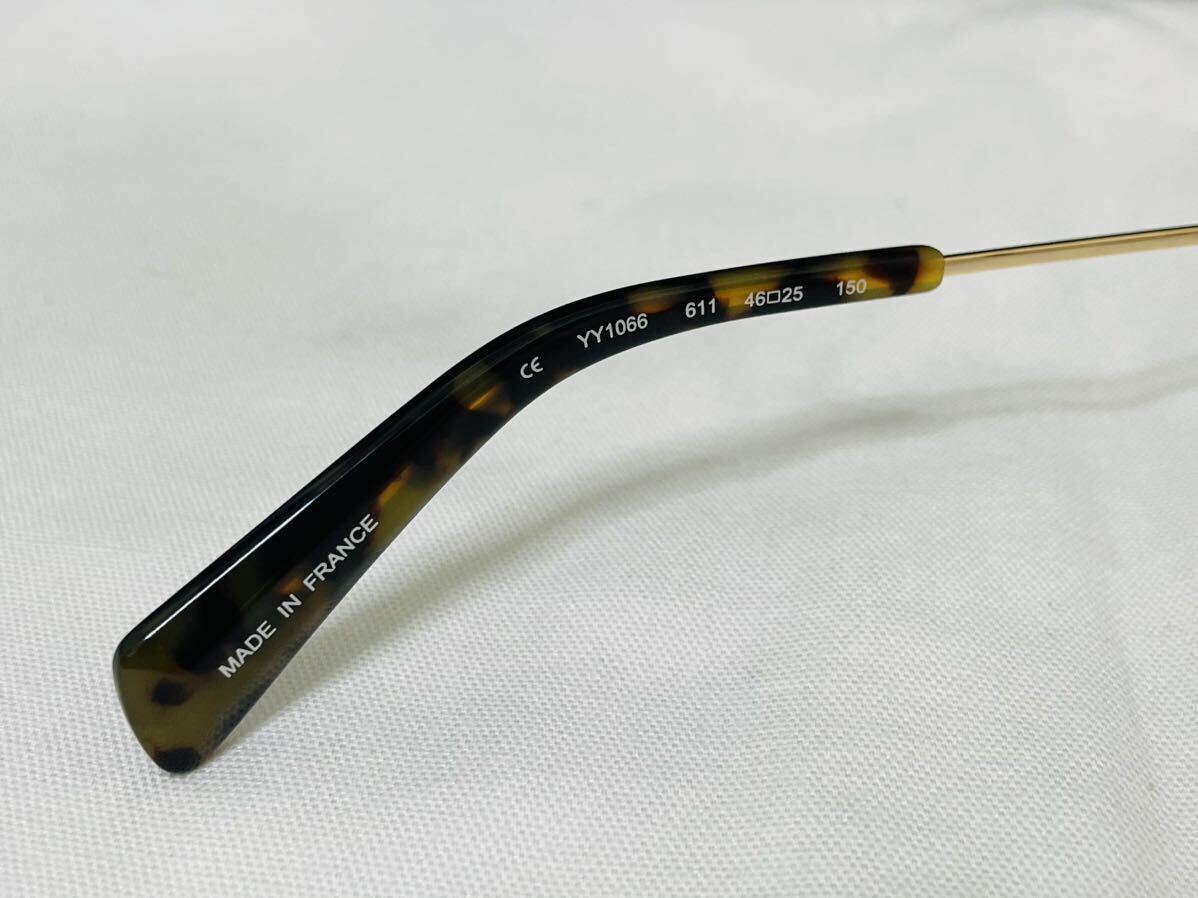 Yohji Yamamoto ヨウジ ヤマモト メガネフレーム YY1066 611 伊達眼鏡 未使用 美品 オクタゴン形 鼈甲柄 オシャレフレームの画像7