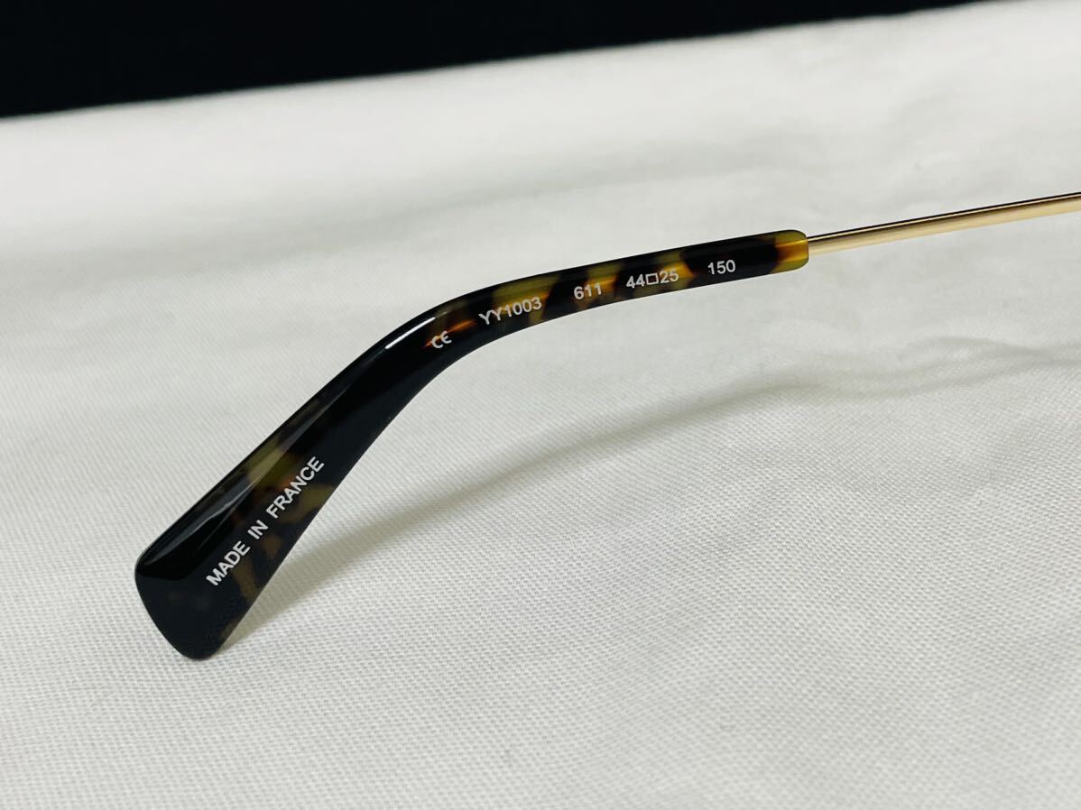 Yohji Yamamoto ヨウジ ヤマモト メガネフレーム YY1003 611 未使用 美品 伊達眼鏡 サングラス 丸メガネ 鼈甲柄の画像8
