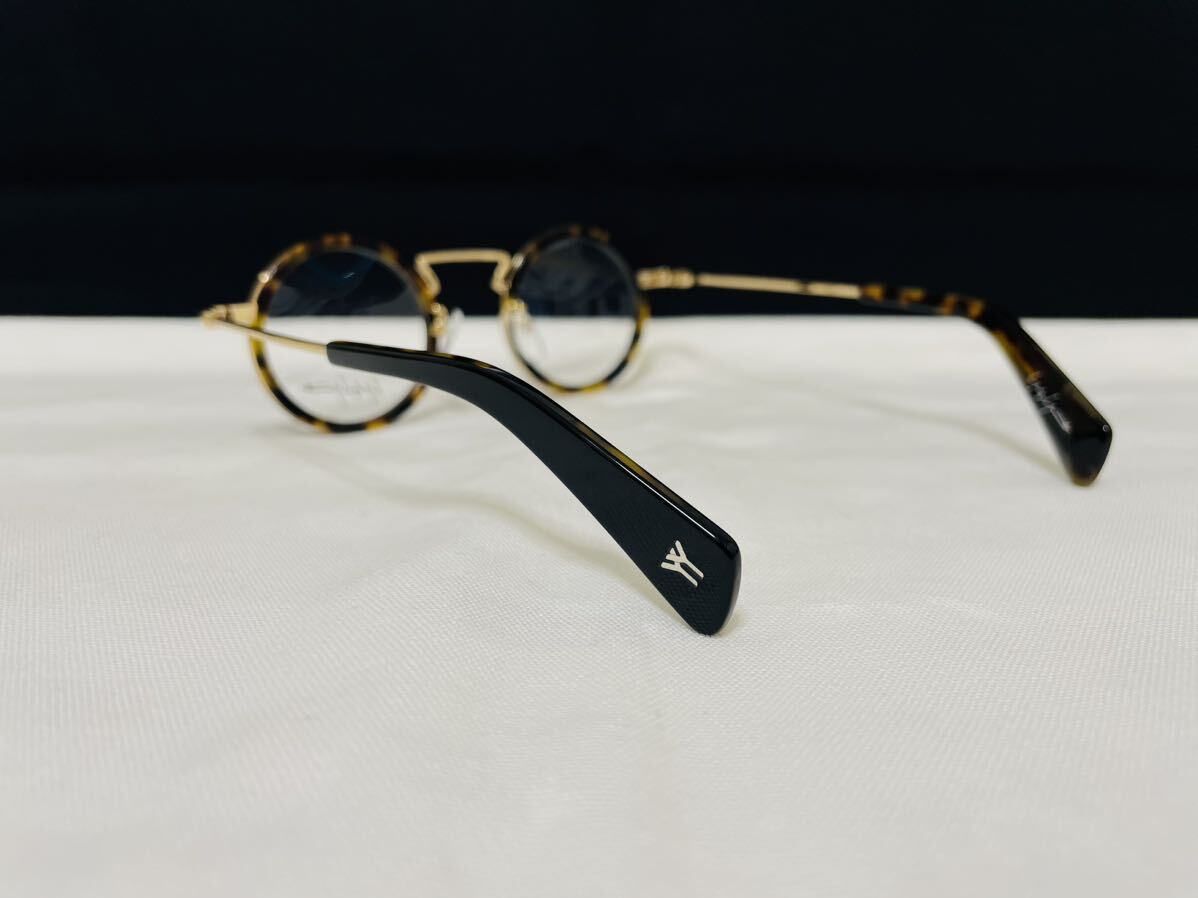 Yohji Yamamoto ヨウジ ヤマモト メガネフレーム YY1003 611 未使用 美品 伊達眼鏡 サングラス 丸メガネ 鼈甲柄の画像5