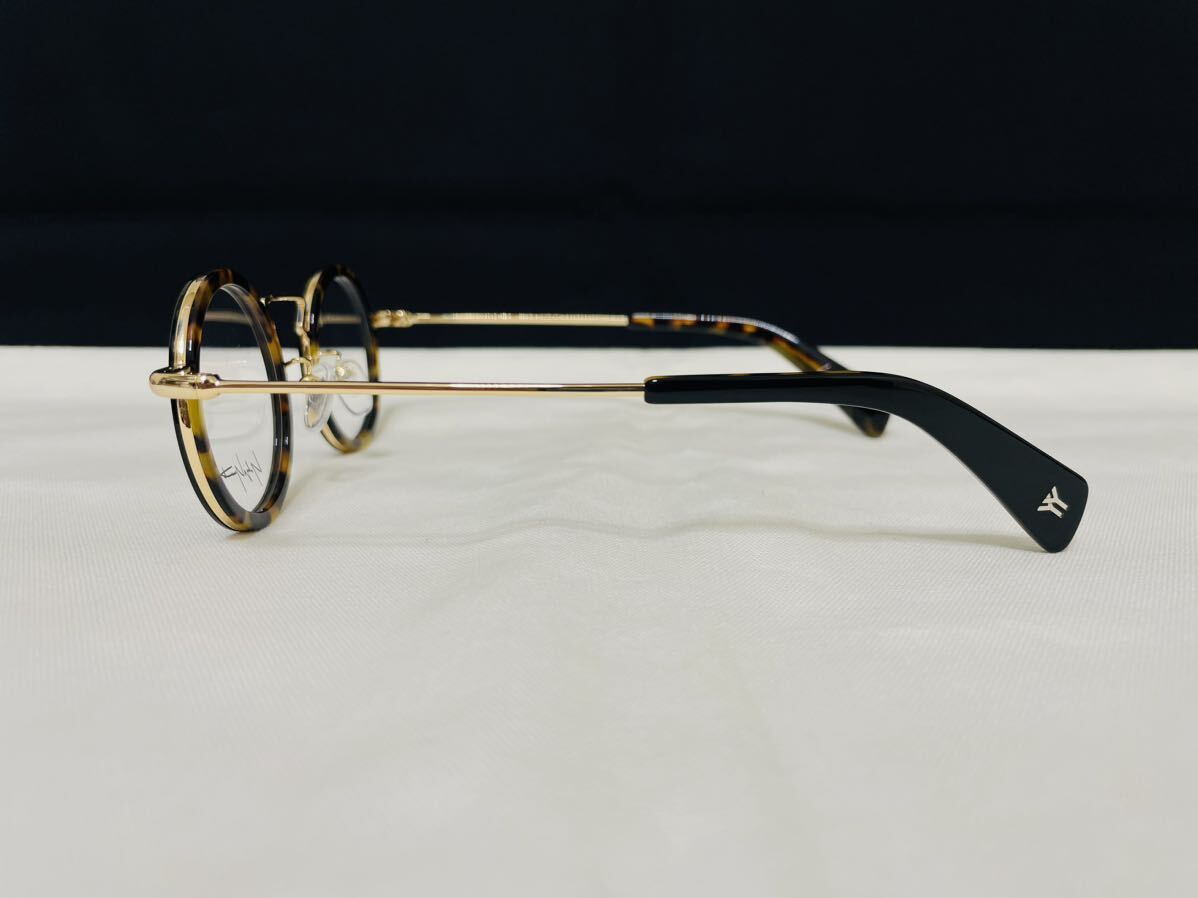 Yohji Yamamoto ヨウジ ヤマモト メガネフレーム YY1003 611 未使用 美品 伊達眼鏡 サングラス 丸メガネ 鼈甲柄の画像4