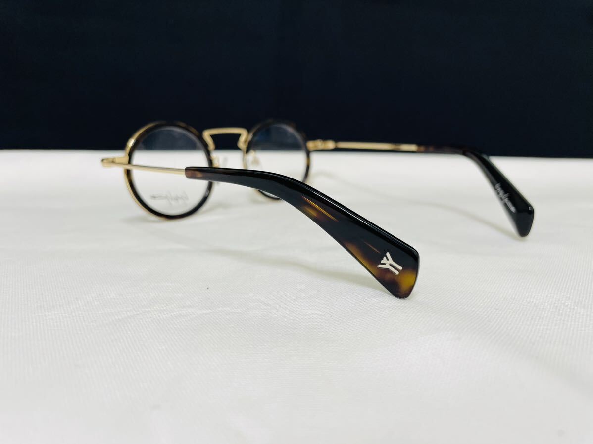 Yohji Yamamoto ヨウジ ヤマモト メガネフレーム YY1003 127 未使用 美品 伊達眼鏡 サングラス 鼈甲柄 人気 丸メガネ_画像5