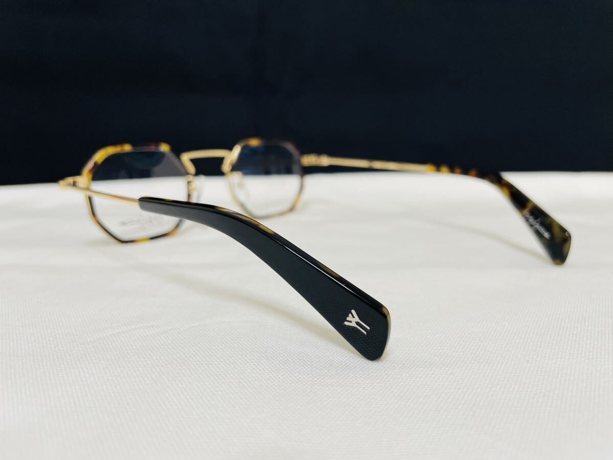 Yohji Yamamoto ヨウジ ヤマモト メガネフレーム YY1066 611 伊達眼鏡 未使用 美品 オクタゴン形 8角形の画像5