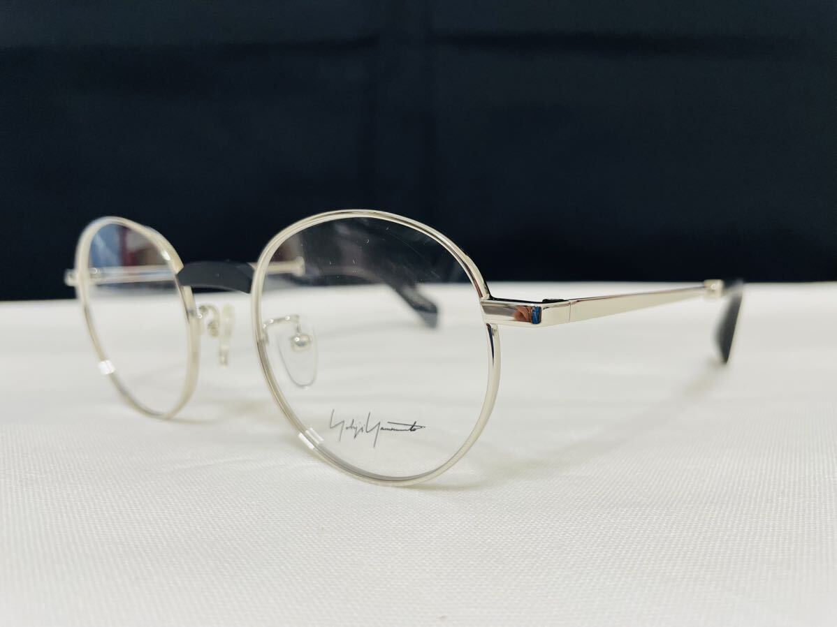 Yohji Yamamoto ヨウジ ヤマモト メガネフレーム YY1302 616 未使用 美品 伊達眼鏡 ラウンド サングラス 丸メガネ_画像3