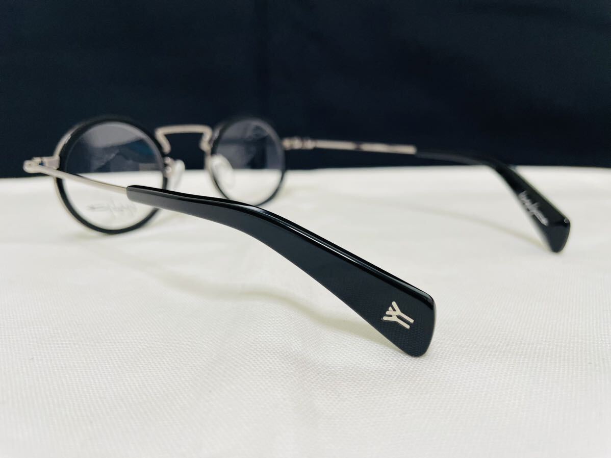 Yohji Yamamoto ヨウジ ヤマモト メガネフレーム YY1003 613 未使用 美品 伊達眼鏡 サングラス ラウンド ボストン ブラックの画像5
