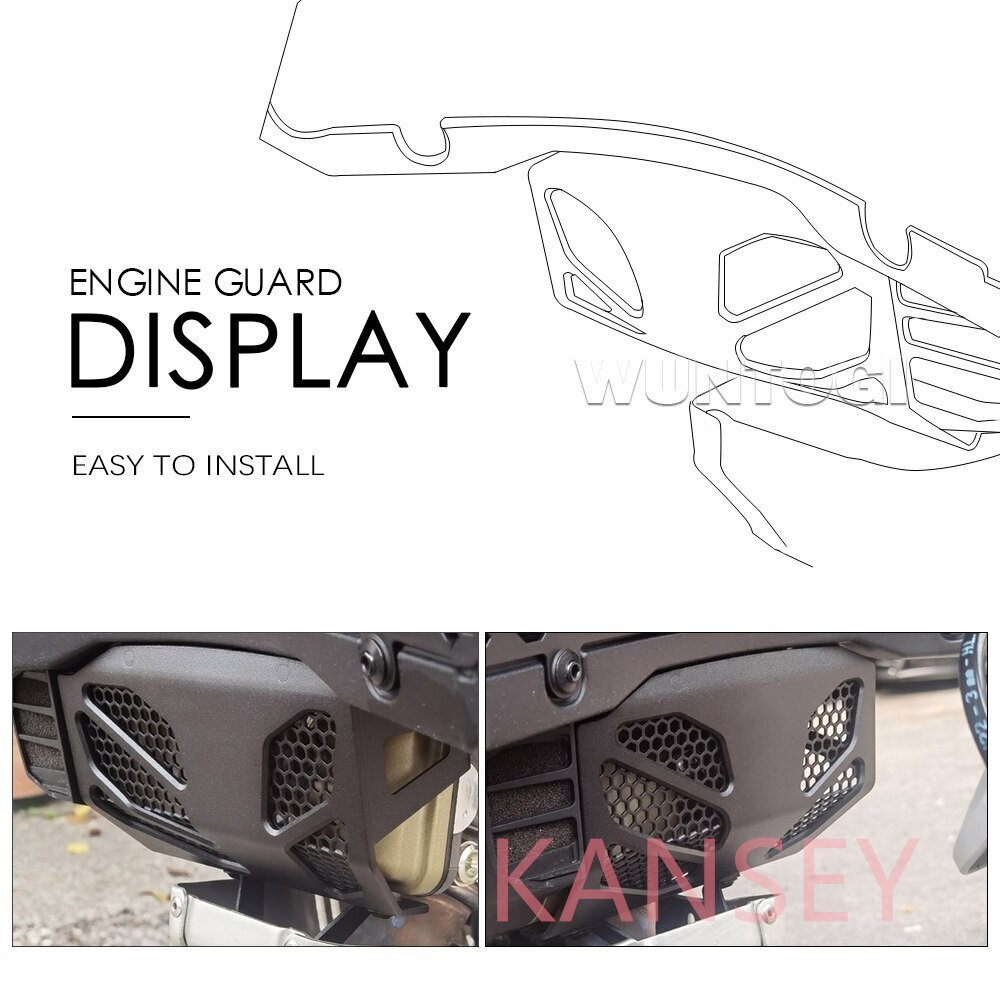 Ducati ドゥカティ デザートX 2022 エンジンガード 排気シールド 保護 カバー_画像5