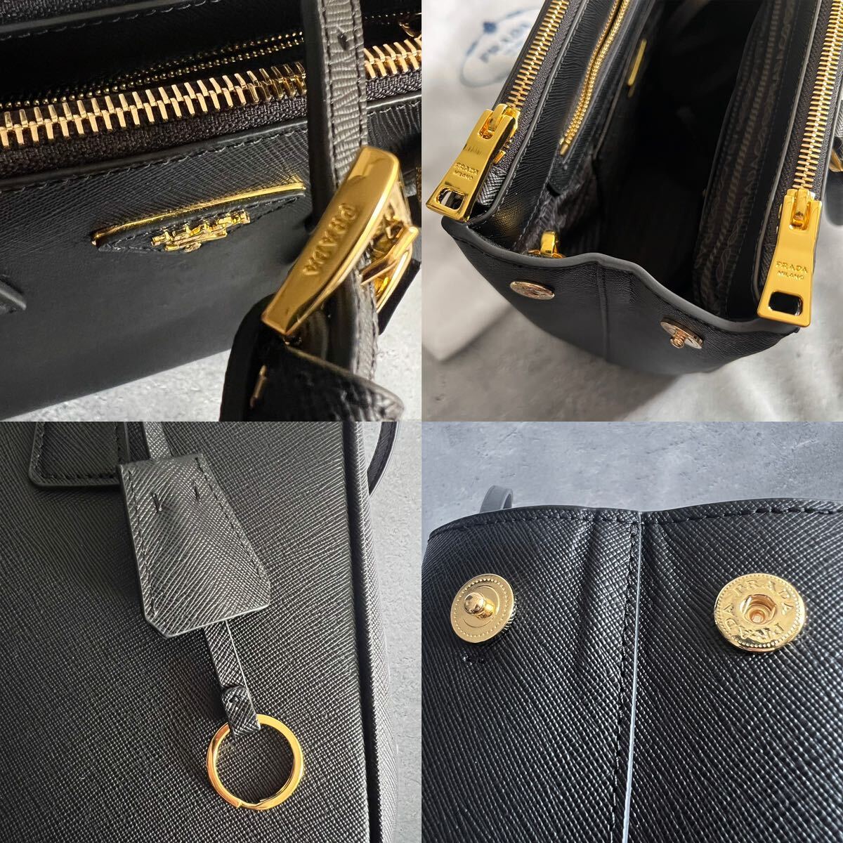 ◇極美品/付属品◇PRADAプラダ ガレリア サフィアーノレザー ◇極美品/付属品◇PRADAプラダ ガレリア サフィアーノレザー