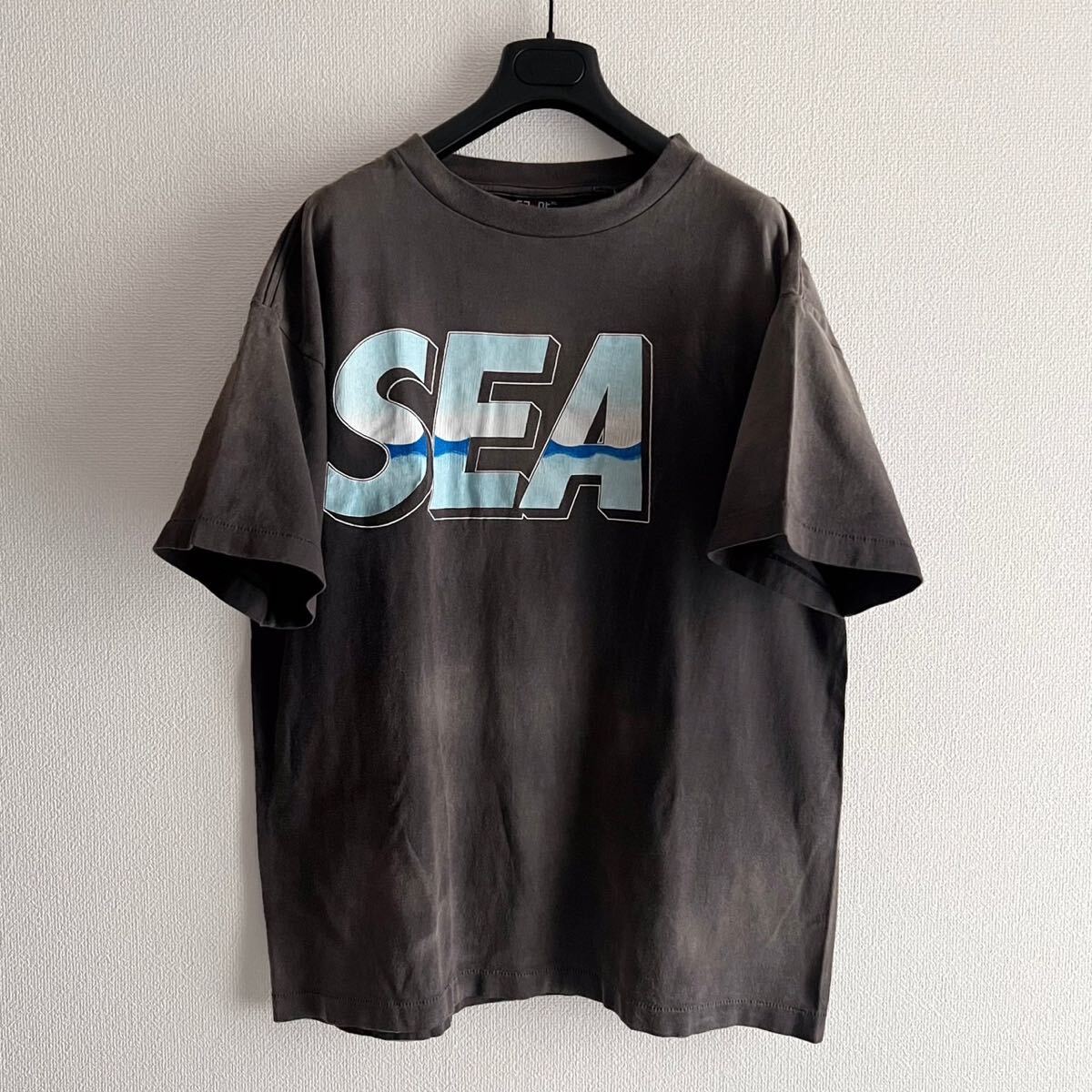 ◆新品未使用/タグ付き◆SAINT MICHAEL × WIND AND SEA21 SS TEE XLサイズ セントマイケルウィンダンシー ヴィンテージロゴTシャツ 黒_画像9