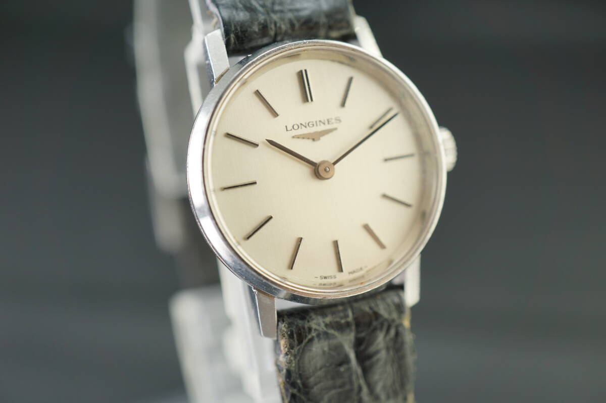 【B7/20-Y JA16】★LONGINES/ロンジン 手巻 レディース腕時計 ジャンク品★の画像4