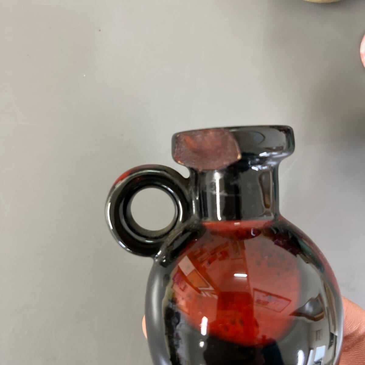 [ Mini ваза 8 шт. комплект ] интерьер ваза для цветов Kutani один колесо .. керамика цветок основа [C10-2①]0404