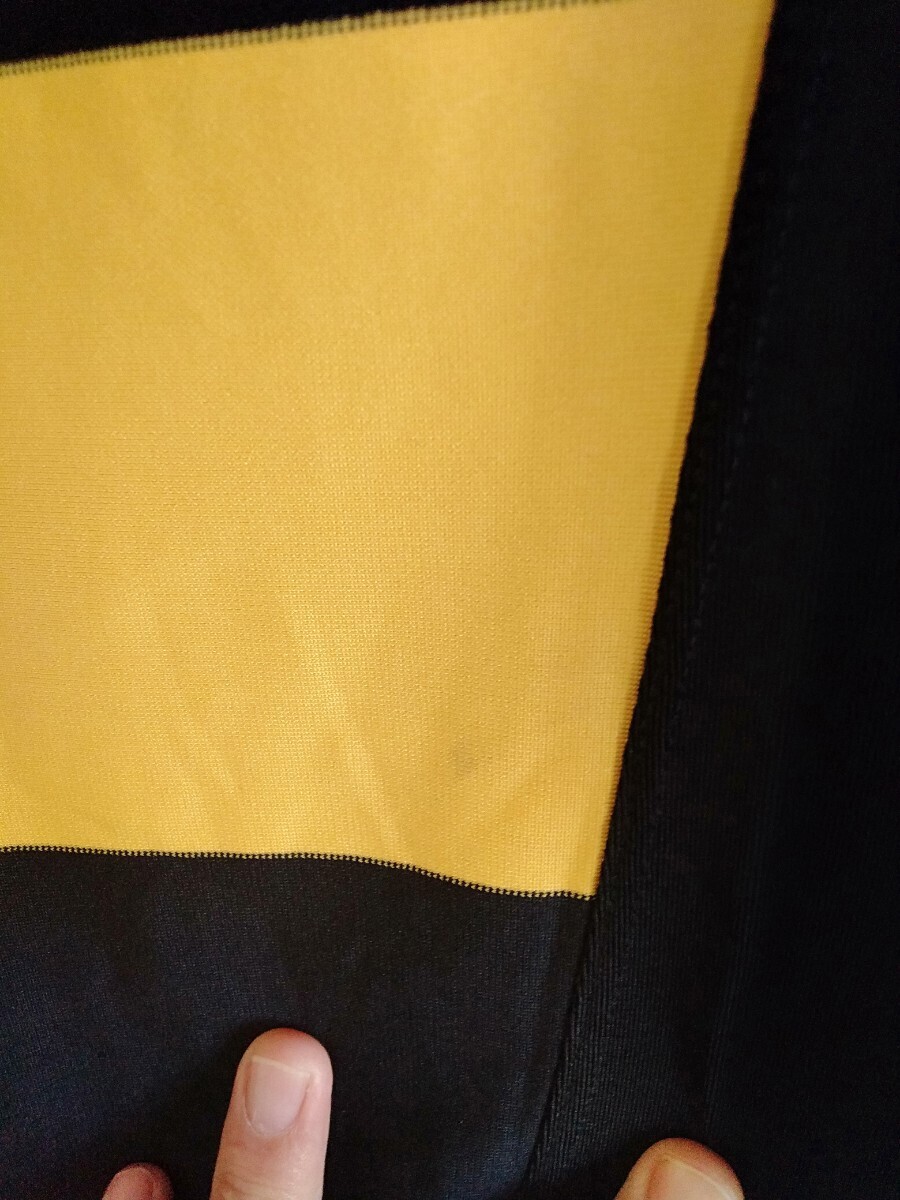 NIKE RUGBYナイキラグビー 黄色×黒 ユニフォーム サイズLの画像5