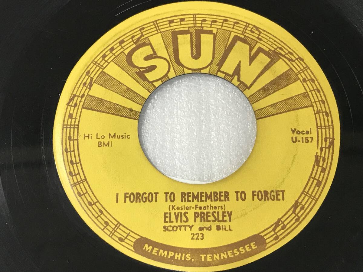 Elvis Presley/Sun 223/Mystery Train/I Forgot To Remember To Forget/8/6/1955の画像6