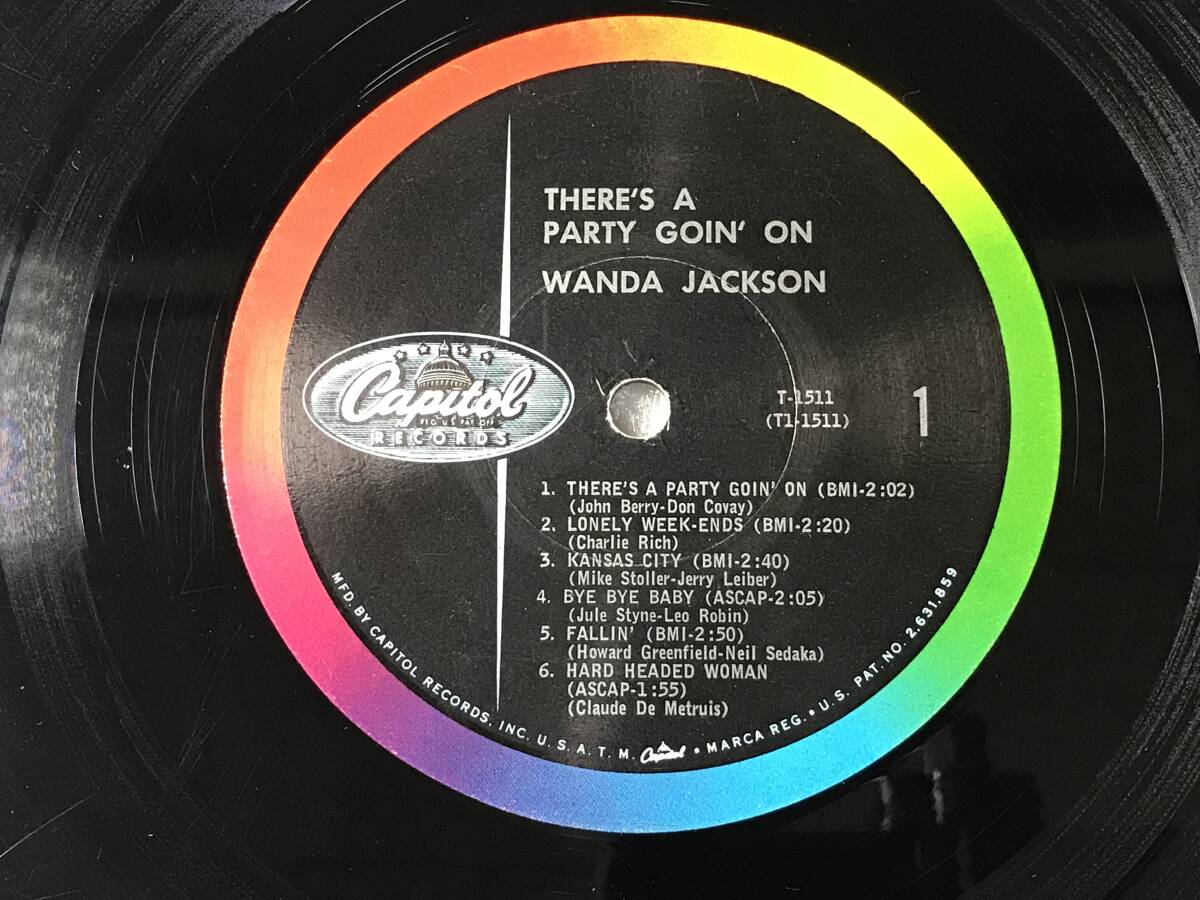 Wanda Jackson/Capitol T-1511/There's A Party Goin' On/1961_画像4