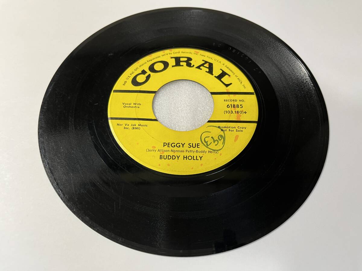 Buddy Holly/Coral 9-61885/Promo/Everyday/Peggy Sue/1957