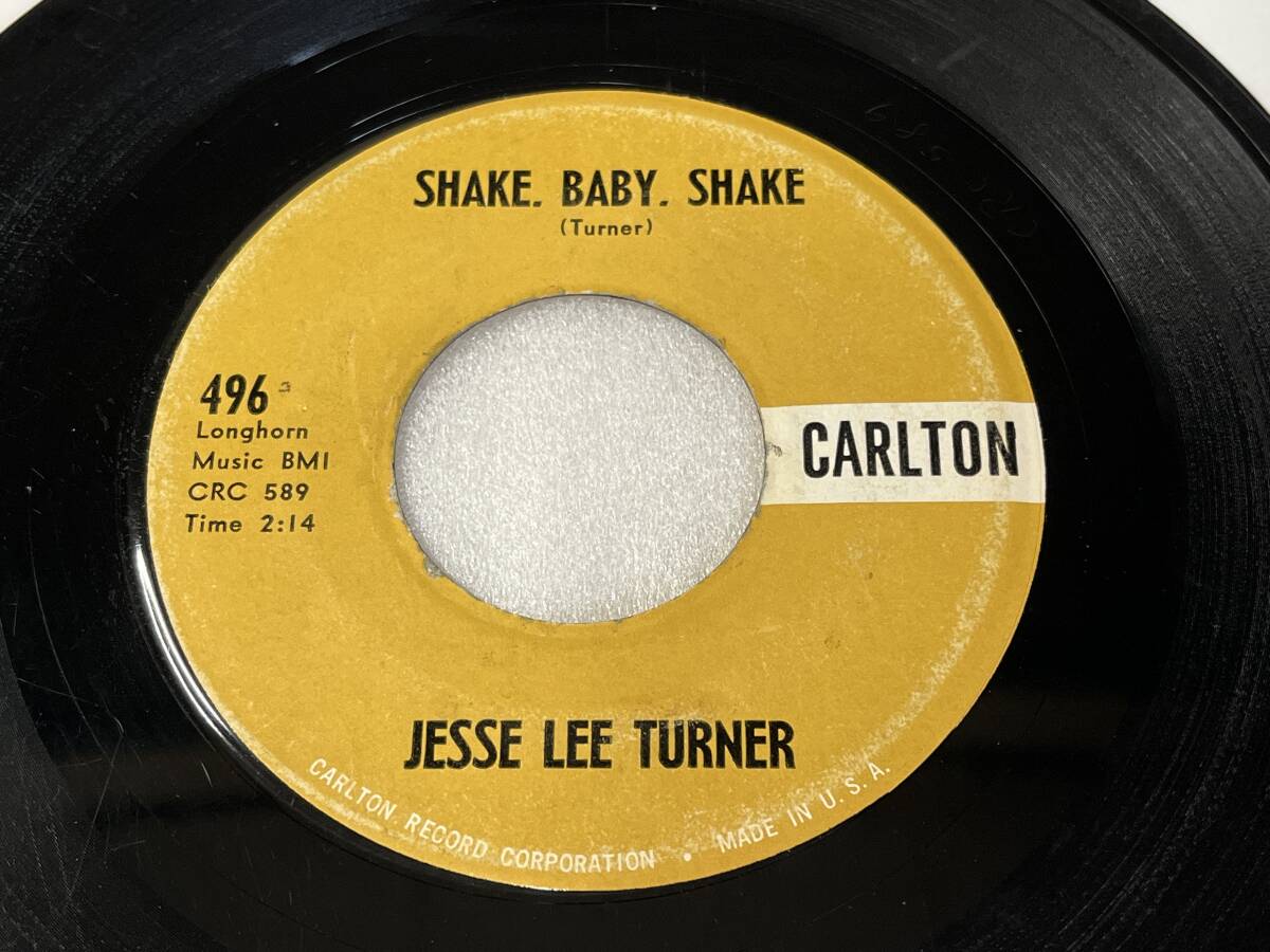 Jesse Lee Turner/Carlton 496/Shake, Baby, Shake/The Little Space Girl/1958の画像2