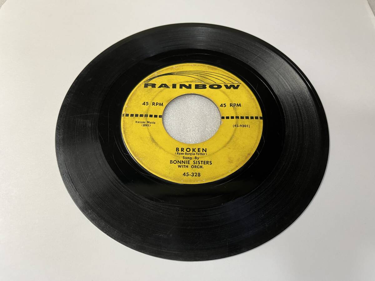 Bonnie Sisters/Rainbow 45-328/Cry Baby/Broken/1956_画像4