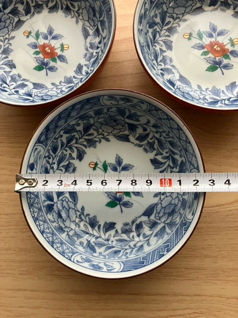 昭和レトロ 和食器 小鉢 取り皿 3個の画像4