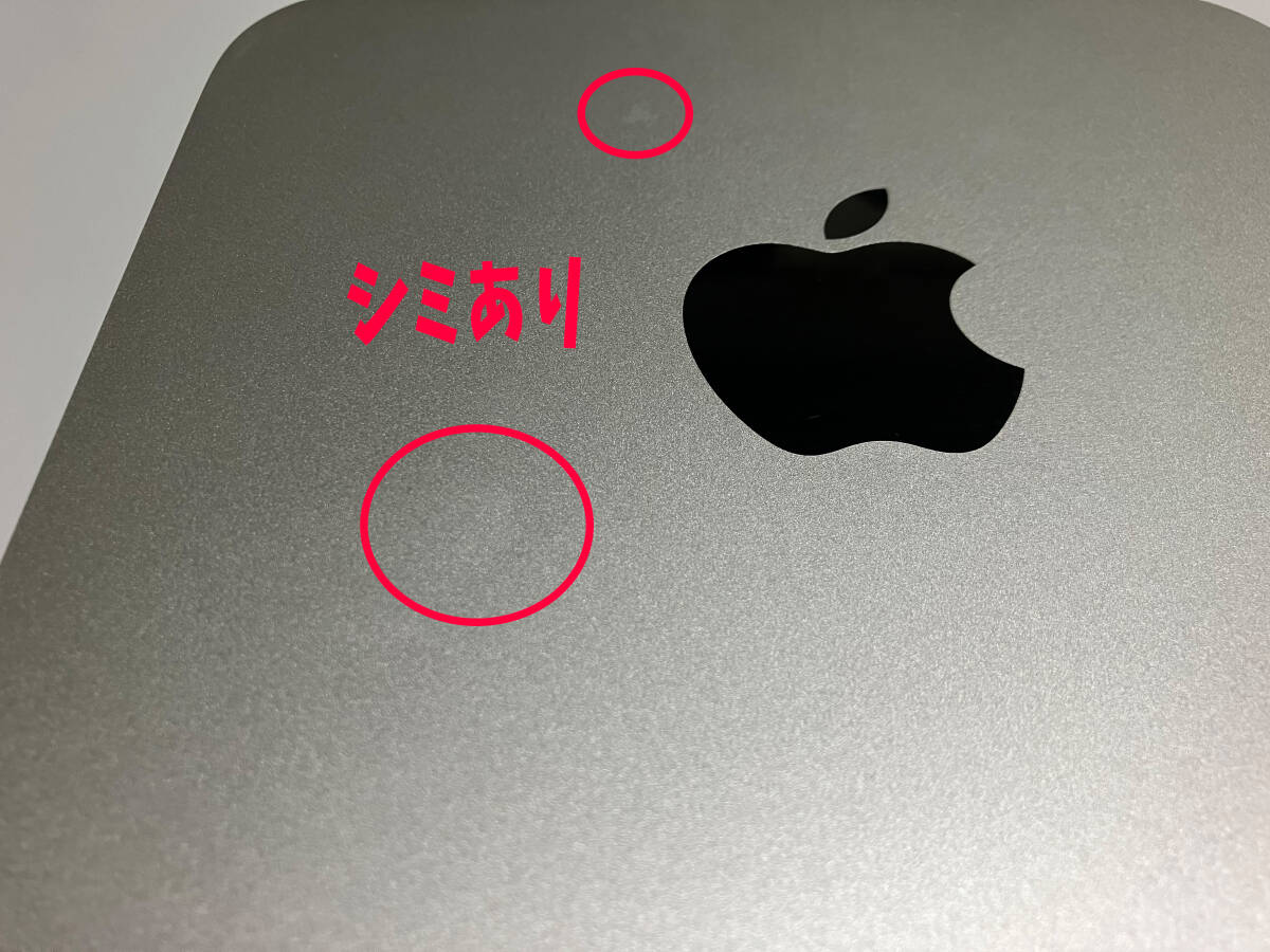 Mac mini Late 2014 /2.6GHz Core i5/HDD1TB〈MGEN2J/A) 目立つ傷と汚れあり ケーブルなどの付属品なし の画像3
