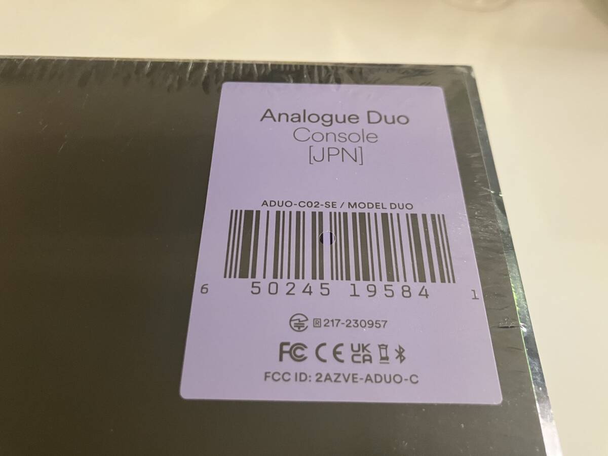 [ new goods ]Analogue Duo JPN white [ unopened ]