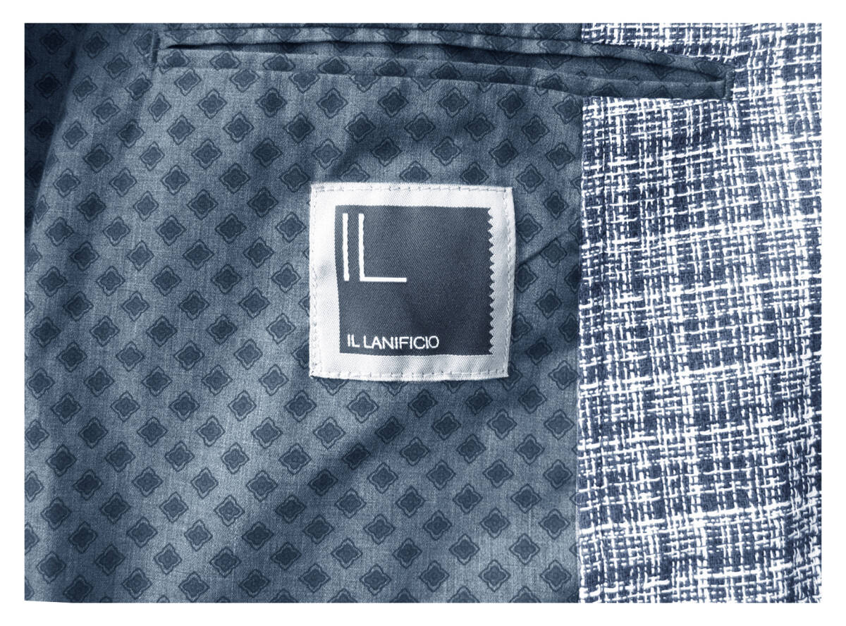 ■ 新品 ■ IL LANIFICIO　2釦 ジャケット　8万6千円 ■ 麻 ＆ コットン 素材 ■
