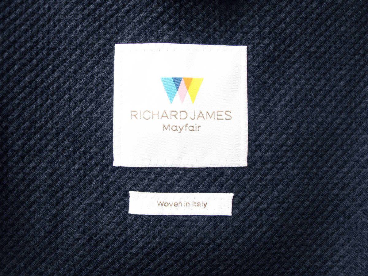 ■ 新品 ■ RICHARD JAMES - MAYFAIR - 2釦 ジャケット 9万3千円 ■ イタリア製 ストレッチ ウール 素材 ■の画像6