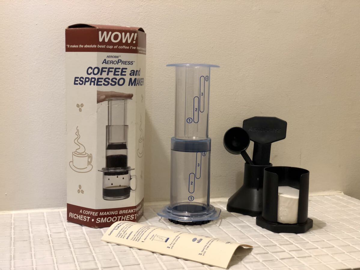 ◇超レア◇ エアロプレス 初代モデル 未使用品 Aeropress コーヒーメーカー ◇ 検) ハリオ カリタ ドリッパー コマンダンテ_画像4