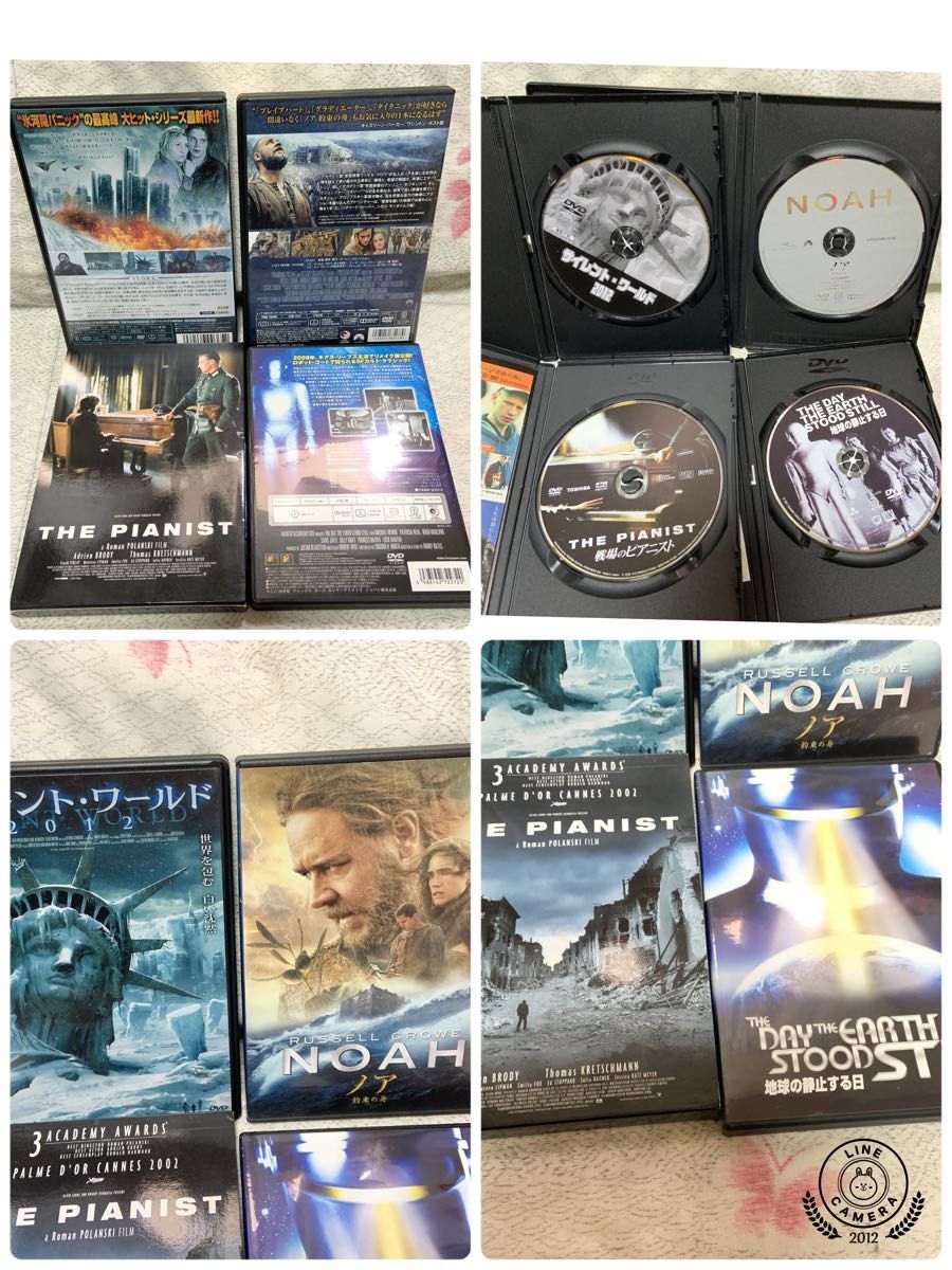 【送料込み】DVD④本セット(サイレントワールド2012・ノア・戦場のピアニスト・地球の静止する日)