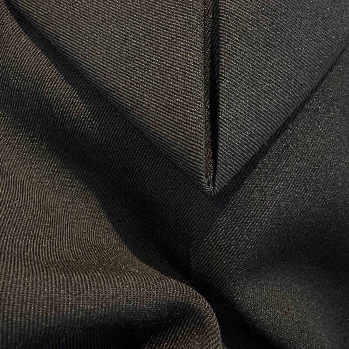 BOTTEGA VENETA ボッテガヴェネタ 2020年S/Sモデル ウール ワイドパンツ ブラック 46 ウールパンツ 黒 ダニエルリーの画像3