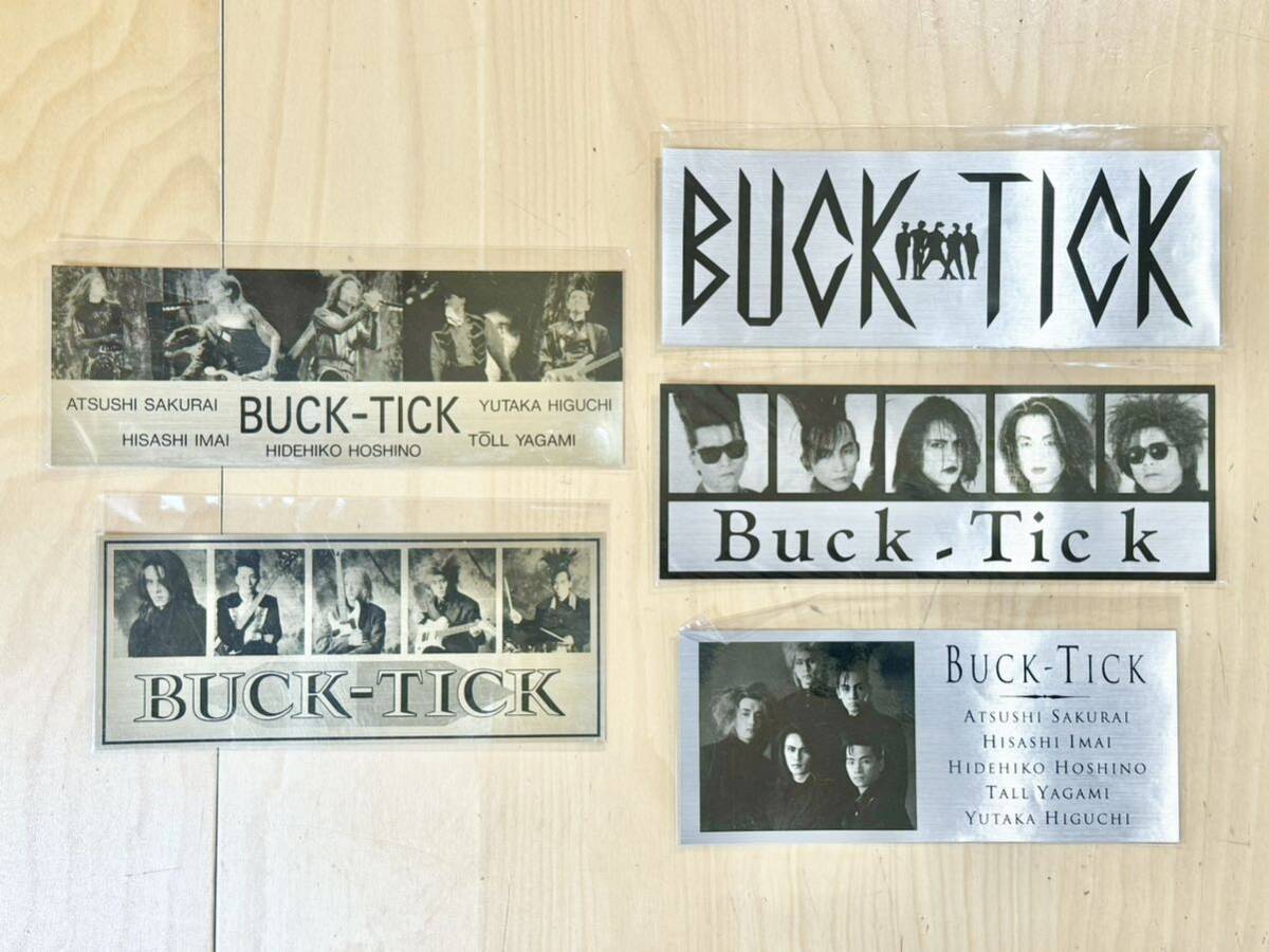 ◆未使用品◆BUCK－TICK◆ステッカー５枚セット◆当時物◆バンドステッカー◆の画像1