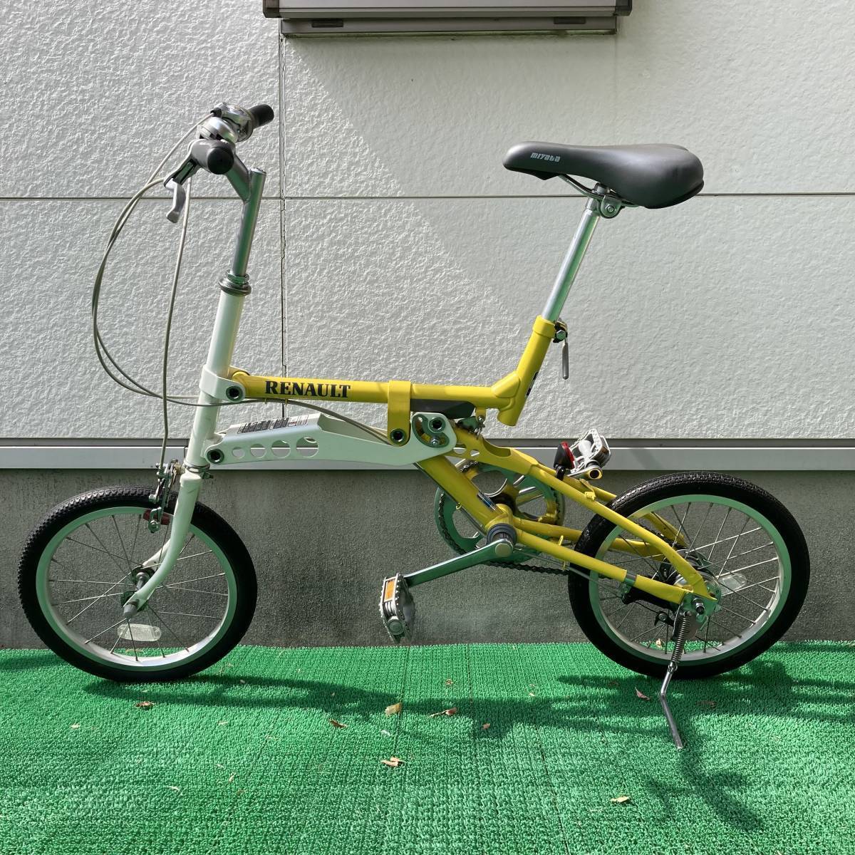 引取限定 MIYATA CLICK-FOLDING ACTION-1 RENAULT ミヤタ クリックフォールディング ルノー 折りたたみ 自転車 3段変速 コラボ 別注 限定_画像1