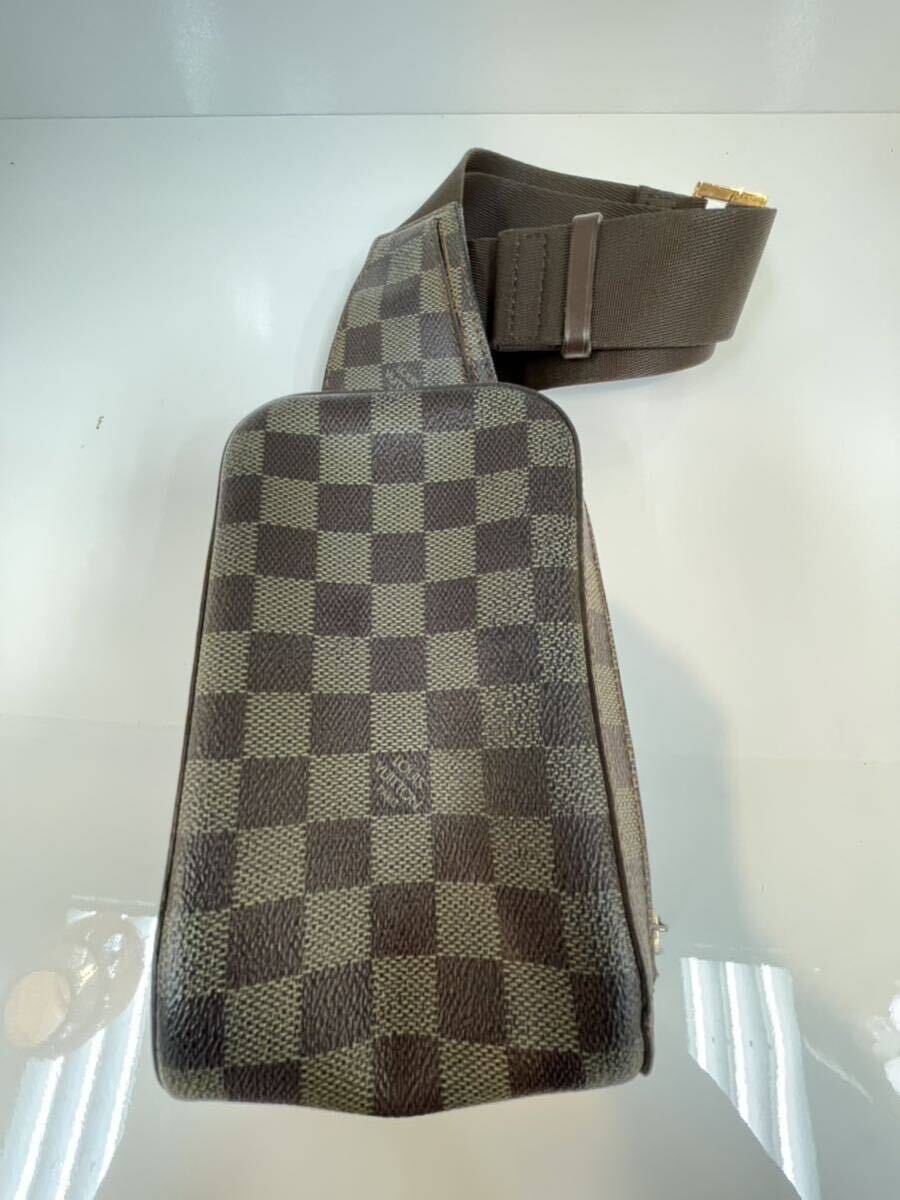 LOUIS VUITTON ルイヴィトン ボディバッグ ダミエ エベヌ ジェロニモス N51994 CA1008 ヤケあり 最終モデル の画像1