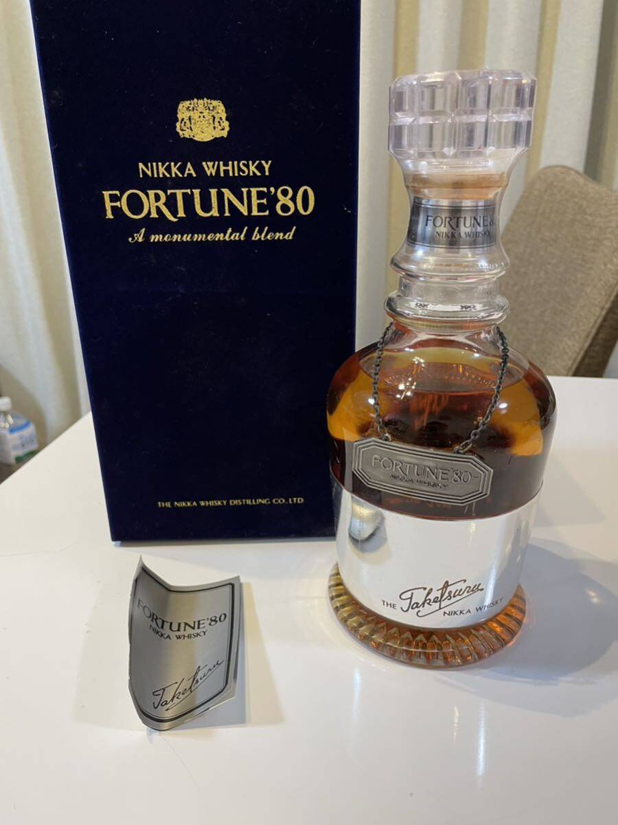 古酒 NIKKA WHISKY ニッカ ウイスキー FORTUNE '80 760ml 箱付き 未開栓長期保管品 液漏れ無し の画像1