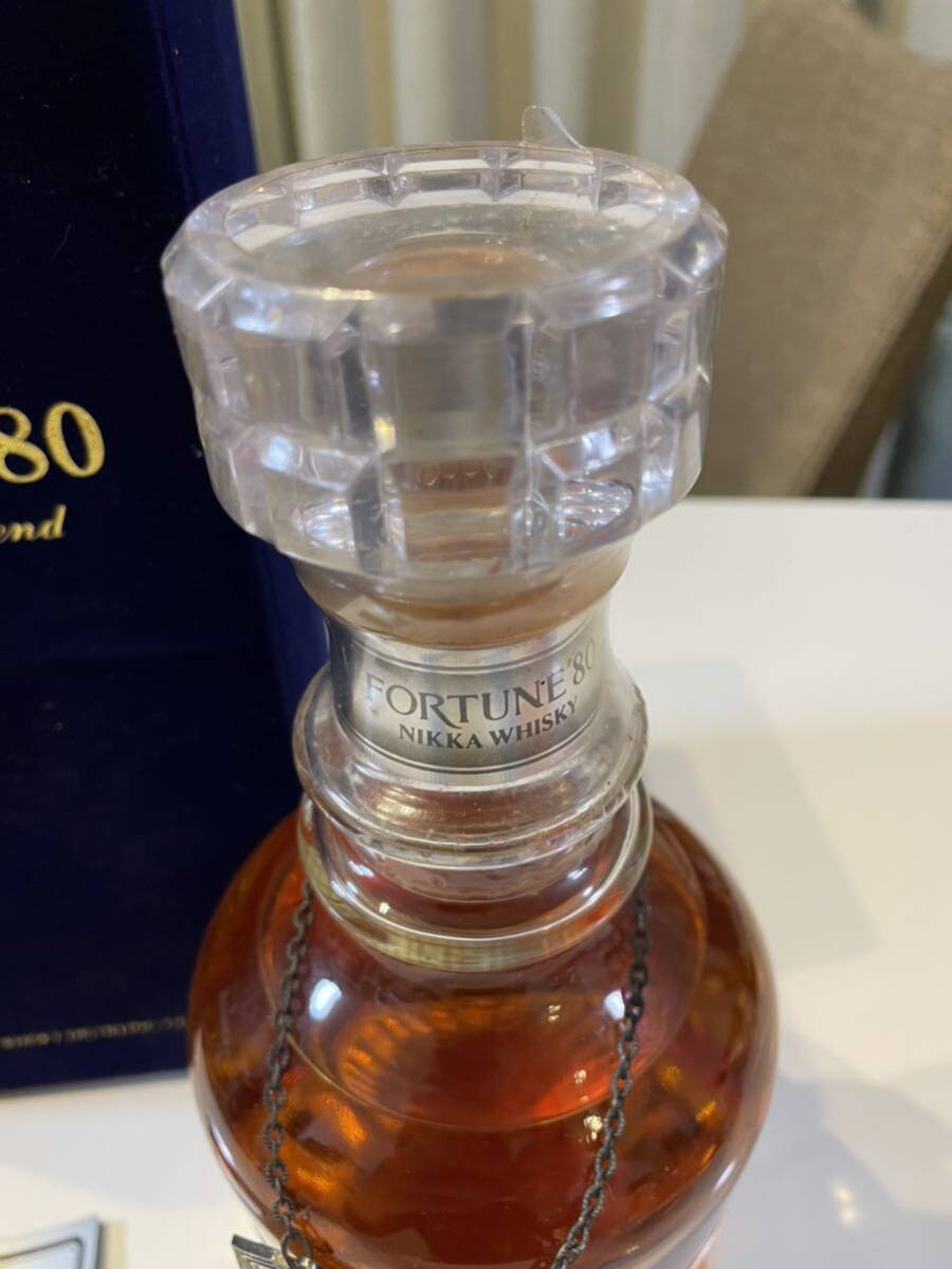 古酒 NIKKA WHISKY ニッカ ウイスキー FORTUNE '80 760ml 箱付き 未開栓長期保管品 液漏れ無し の画像3