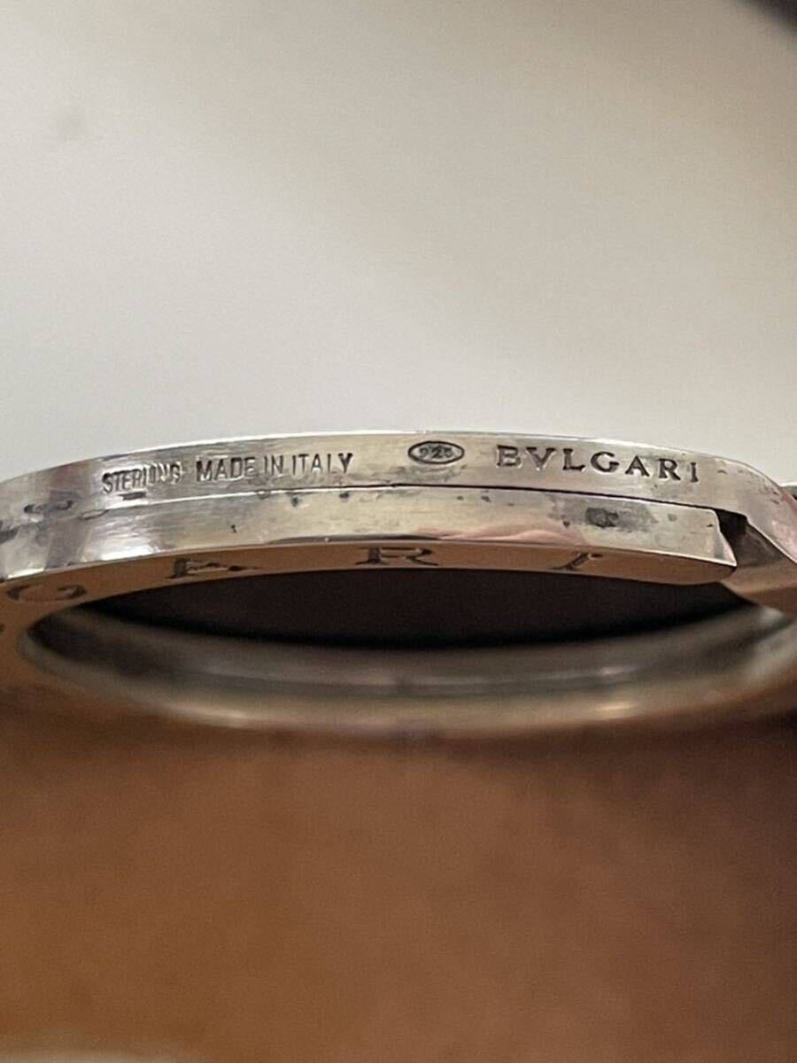 BVLGARI ブルガリ キーリング シルバー 925 中古品 箱付きキーホルダー ペンダントトップ ネックレストップ アクセサリー 