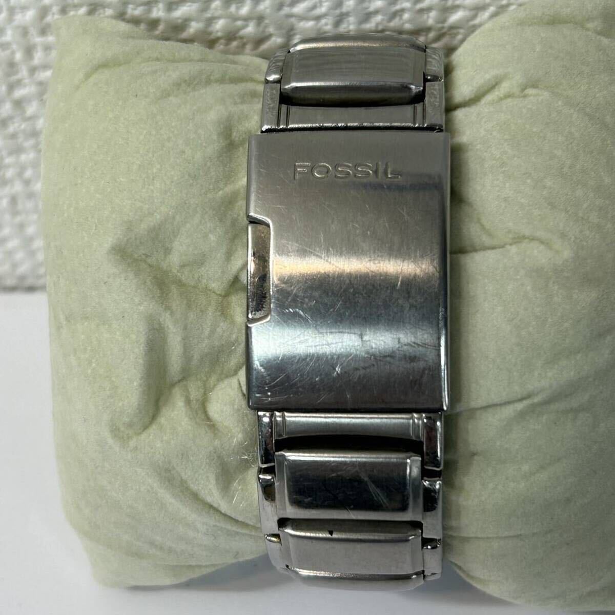 【中古品】《FOSSIL/フォッシル》メンズ腕時計　稼動品　レッド_画像8