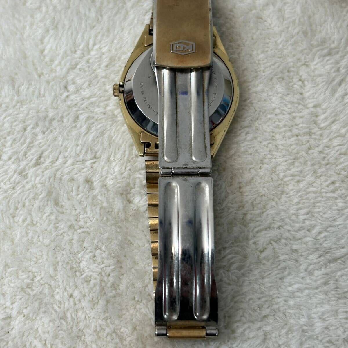 【Used】SEIKO 腕時計 【KING QUARTZ】ゴールド　稼動品_画像7