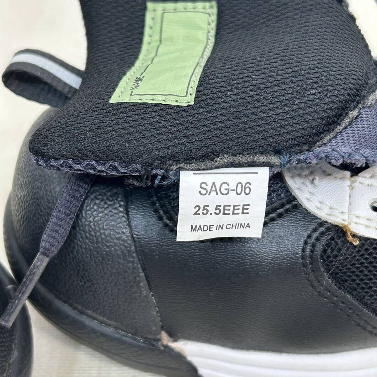 【未使用品】ミドリ安全　安全靴　メンズ　25.5EEE スニーカータイプ　スポーツ靴タイプ　軽量　ワークプラス　抗菌　防臭_画像6