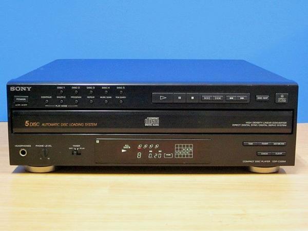 SONY* superior article maintenance settled operation excellent * height sound quality 5 sheets Roo let type CD changer *CDP-C325M