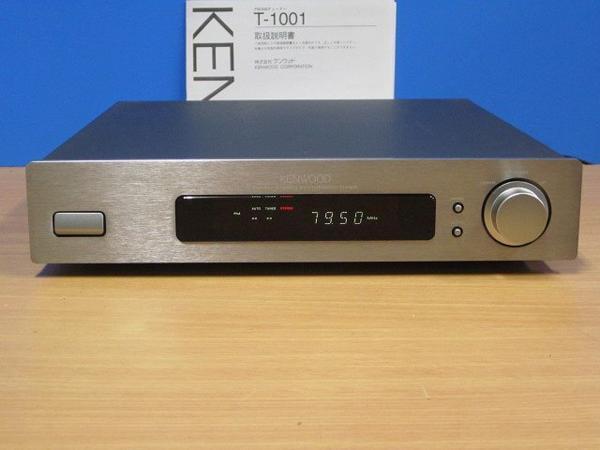 KENWOOD★良品 動作良好★高音質 K's AM/FMチューナー★アンテナ&取説付★T-1001の画像2