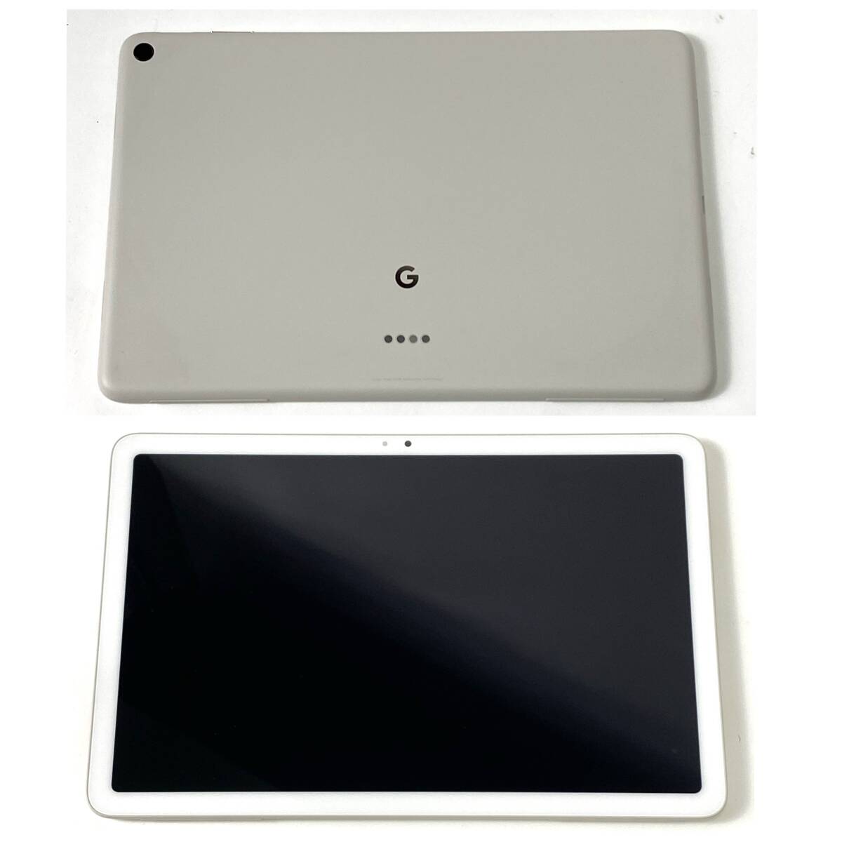 1スタ 2023年モデル Google Pixel Tablet グーグルピクセルタブレット 充電スピーカー ホルダー付 128GB GA04750-JP Porcelain 動作OK 菊TKの画像3