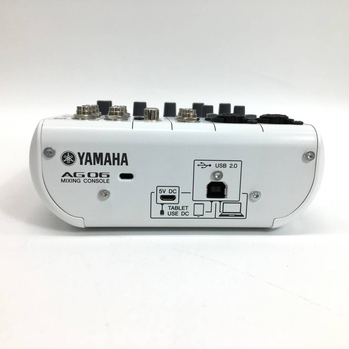  почти не использовался YAMAHA/ Yamaha AG06 смешивание консоль Live -тактный Lee ming миксер белый инструкция имеется электризация подтверждено 24d.-